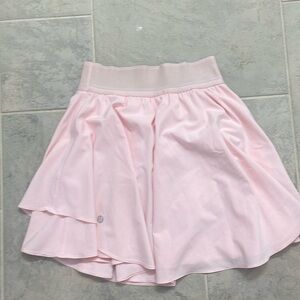 lululemon court rivial skirt: long: straberry milkshake SIZE 0